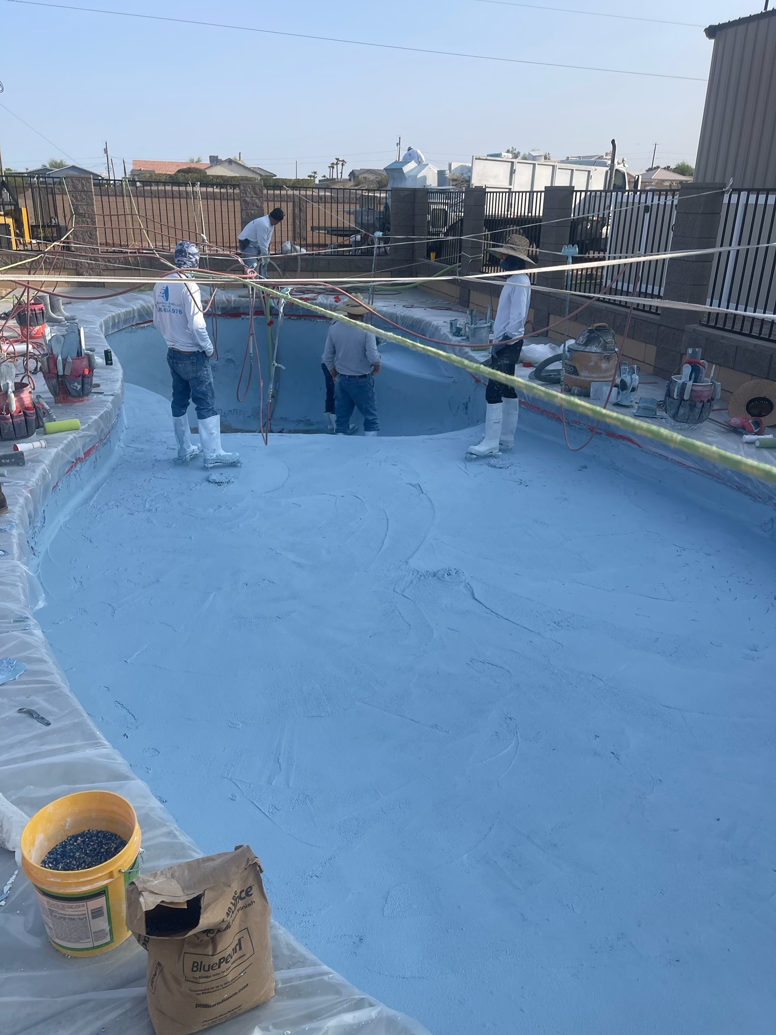 GFX Pools team at work