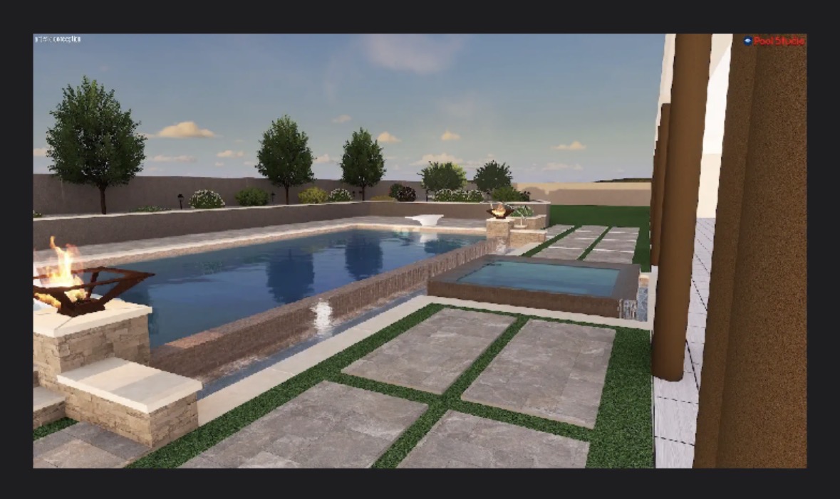 Pool decking