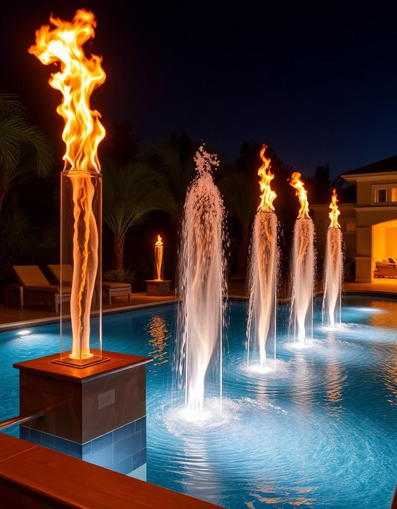Fire & Water Columns