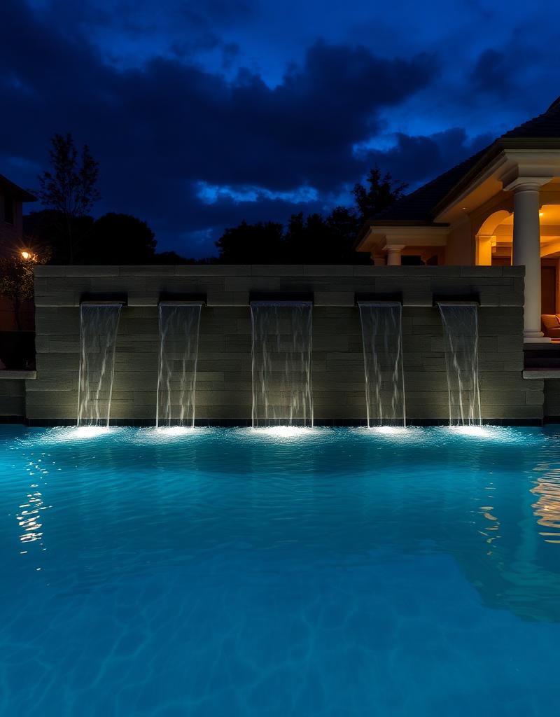 Cascading Water Wall